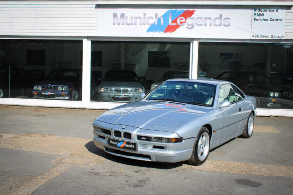 BMW E31 850 CSi arctic silver