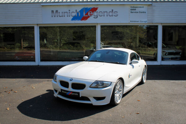 BMW E86 Z4M Coupe white