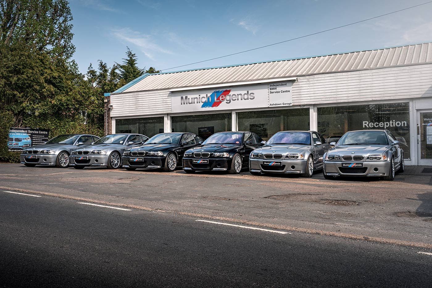 Munich Legends 2022 - BMW E46 M3 CSL lineup