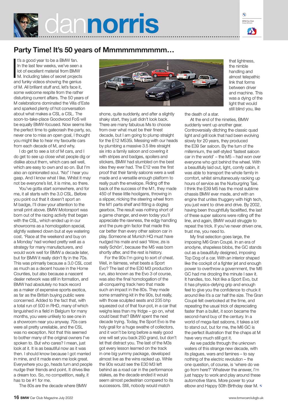 Straight Six Magazine (BMW Car Club GB) | Munich Legends